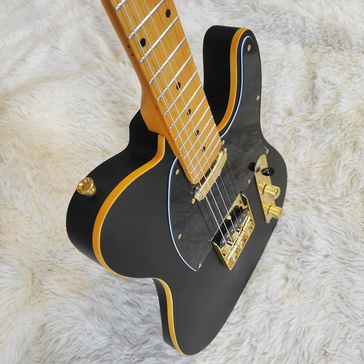 High Quality Black TL Electric Guitar 39 Inch Bass Guitar   Classical with Gloss  Wholesale From Factory