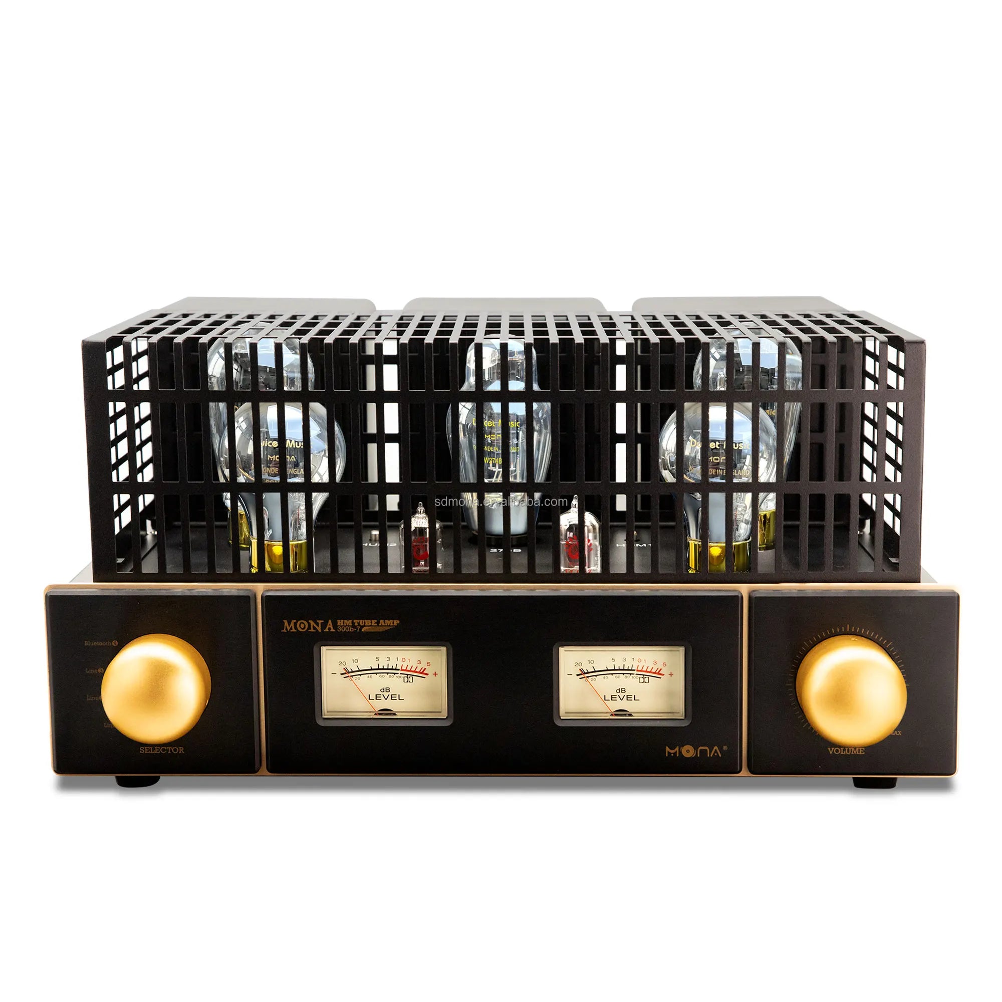 Vintage 300B Tube Amplifier MONA Class Stereo HiFi Amp 274B Rectifier 6SN7&ECC83 Tubes Retro VU Meter Pure Warm Analog Music