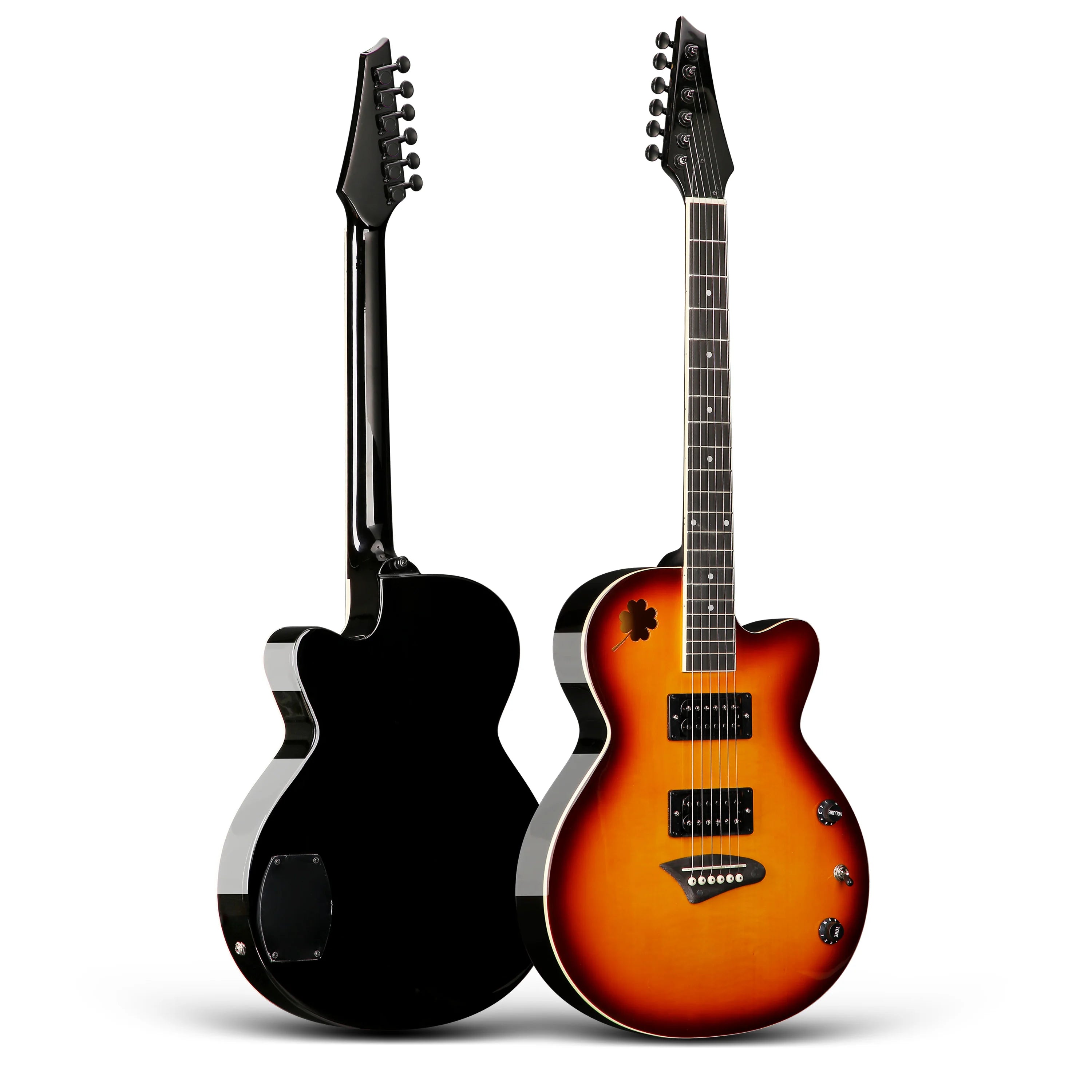 Aiersi Brand Rock Acoustic Style Electric Guitar With HB Pickups