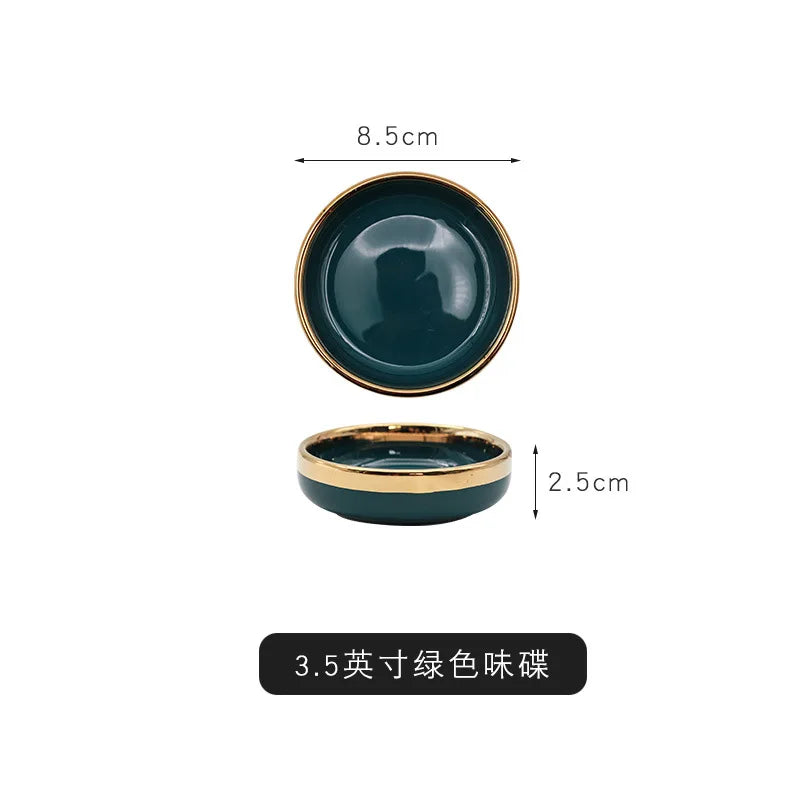 Ceramic Small Dishes Home Saucepan Hot Pot Sauce Dishes Sauce Dishes Small Dishes Sauce Dishes Small Plate Soy Sauce Dishes
