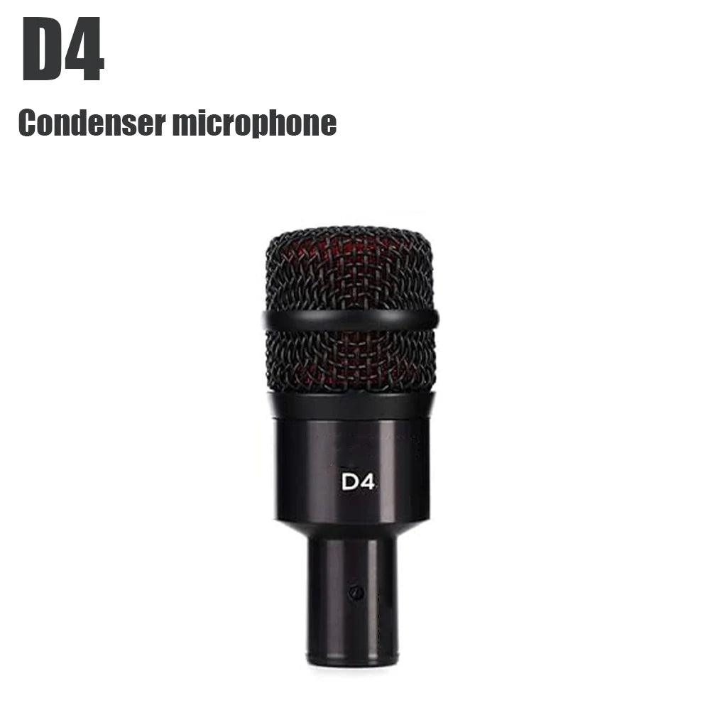 YHS DP72 7-Piece Dynamic Drum Microphone Kit | XLR, 50Hz–15kHz, 110dB SPL, Stage & Studio