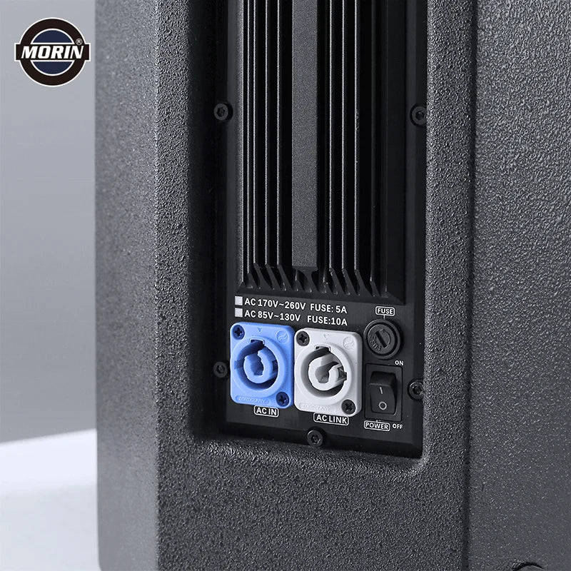 Morin Audio 12-inch Professional Coaxial Active Full-range Conference 500W Subwoofer Coaxial Speakers