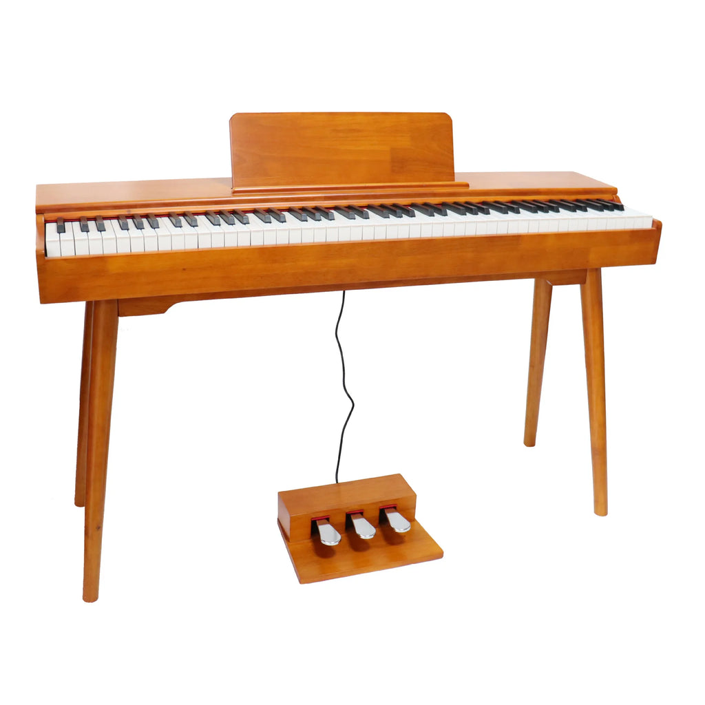 HQB4-88 88-Key Digital Piano with Solid Wood Stand | 200 Tones, 100 Rhythms, Heavy Hammer Action