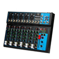 F07 Digital Professional Digital Mixing Power Effect Sound Mixer DJ Console USB Inter Audio Console Kit for Amplified Speakers