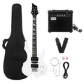 HK LADE SLADE Factory OEM ODM Wholesale Flame Personality 24 Pins Guitar Plucked Electric Guitar With Amplifier