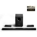 Home Theater Soundbar with 360° Spatial Audio & 4 Up-Firing Speakers True 7.1.4 Surround Sound Experience