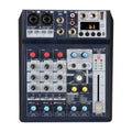 Depusheng DE8 Professional DJ Sound Controller with 16 Bit DSP Sound Card 8 Channel Mixer Audio for PC Recording