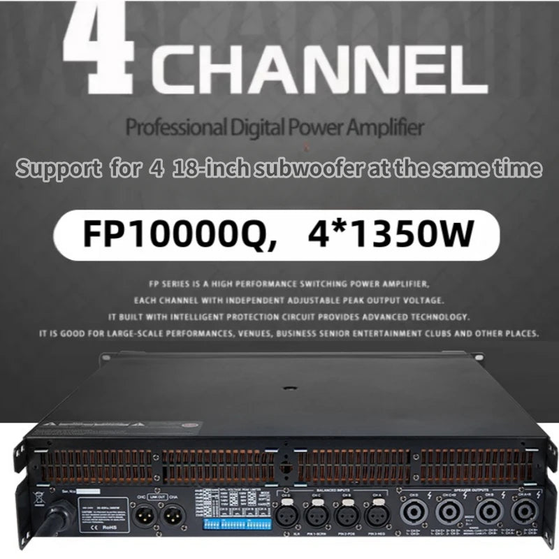 FP10000Q Power Amplifier Speakers Power Amplifier 10000 Watt Power Amplifier