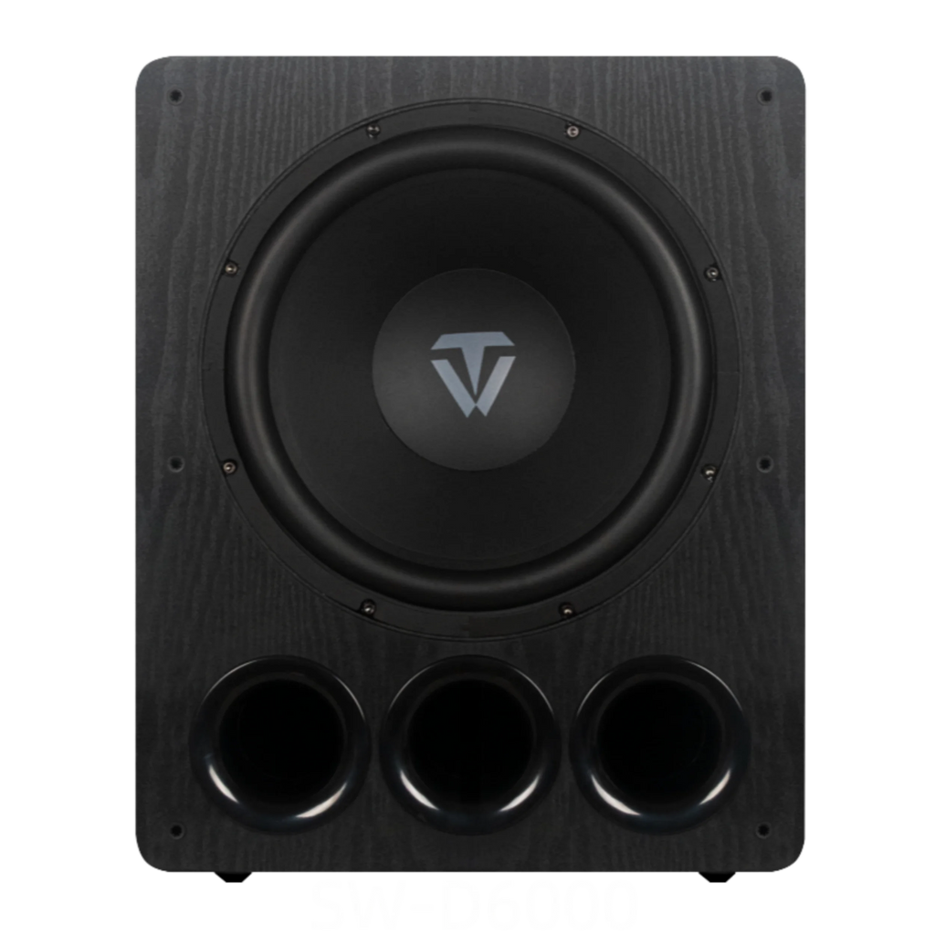 Tonewinner SW-D6000 15'' Powered Subwoofer Speakers Class D Amplified Speakers Super Bass Home Speakers