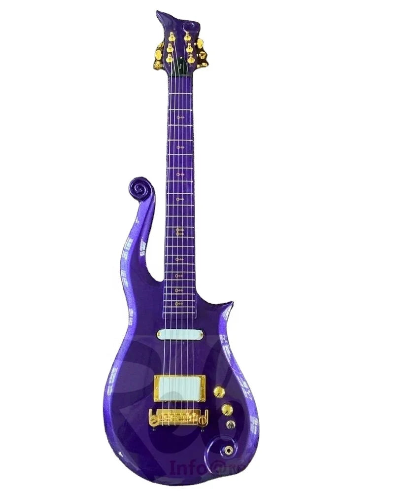 Weifang Rebon 6 String Cloud Prince Electric Guitar in Purple Colour