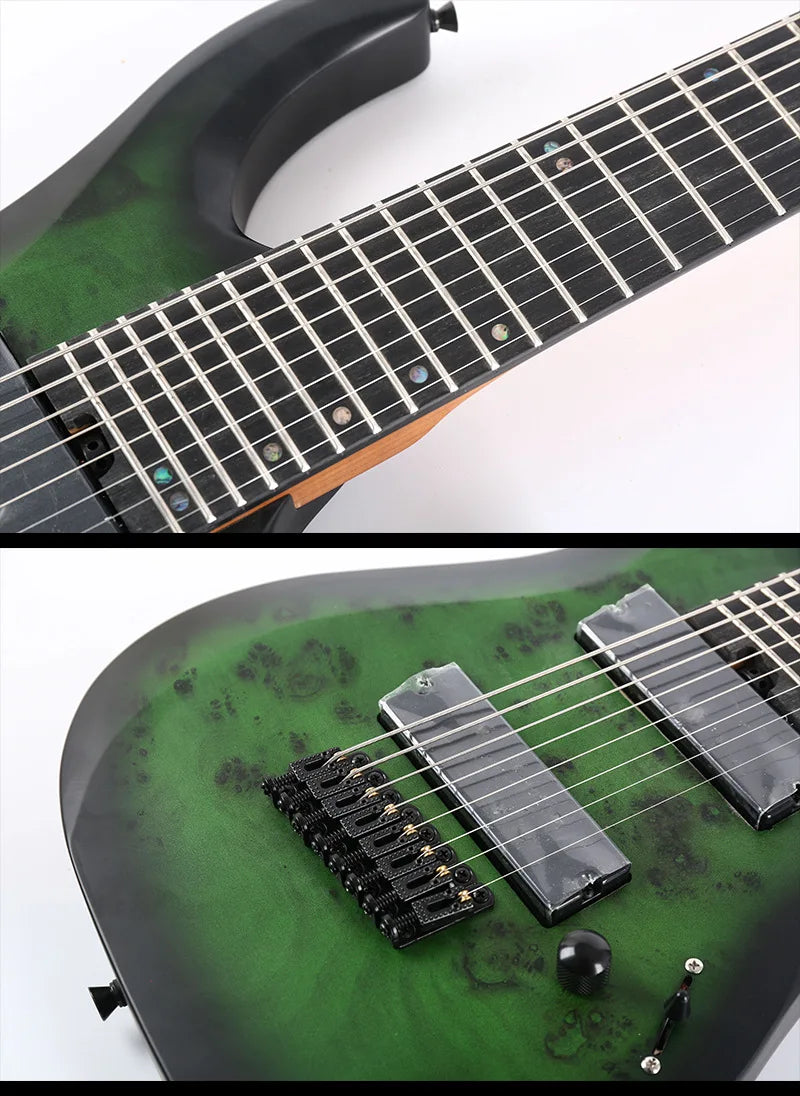 Factory Wholesale New Eight-string Oblique Electric Guitar for Man Woman