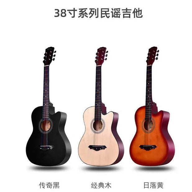 Manufacturers Direct Sale Cheap Prices Classical Guitar Basswood Acoustic Guitar 38 Inch