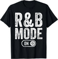 R&B Mode on Funny Soul Singer Gift Vintage Solid Blank Karaoke Music Lover T-Shirt