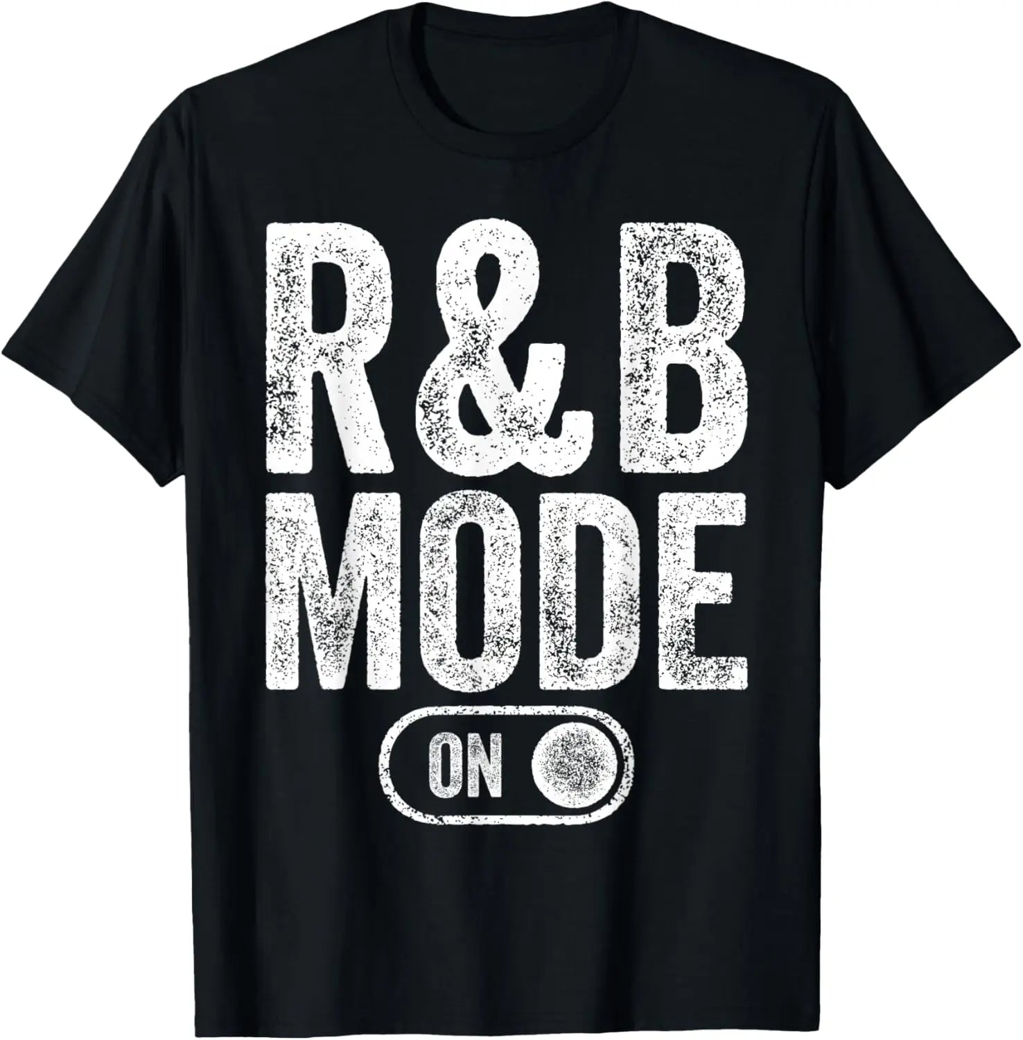 R&B Mode On — Soul Singer Music Lover T-Shirt | Vintage Graphic, Heat-Transfer Print, S–5XL