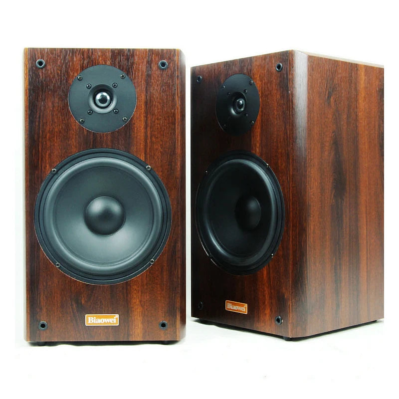 100W 5 Inch Bookshelf Speakers 6ohm Monitor Passive Fever Hifi Surround High Fidelity Home Audio Music Sound Amplifiers Speaker