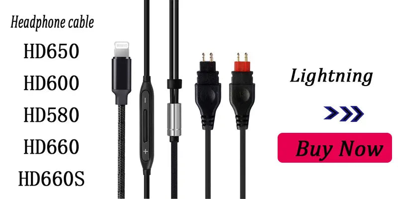 For Sennheiser HD600 HD525 HD545 HD565 HD580 HD650 HD414 HD650 HD25 Headphones Upgrade Cable Replacement Audio2.5/3.5/4.4mm