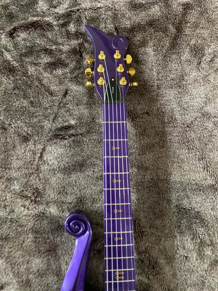 Weifang Rebon 6 String Cloud Prince Electric Guitar in Purple Colour