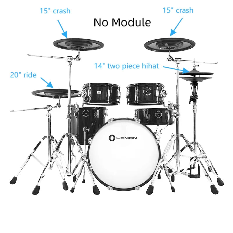 *Lemon Drum T950 PRO Without Module for Electronic Drum Set