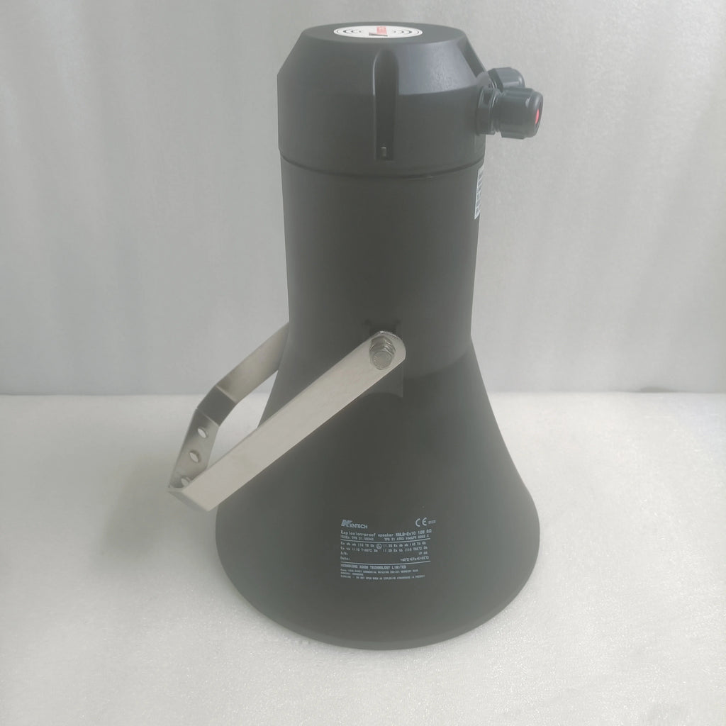 KNTECH 10W Explosion Proof Speakers ATEX Certification Black Horn Waterproof Rating IP66 Anti-static Polyamide Public Address