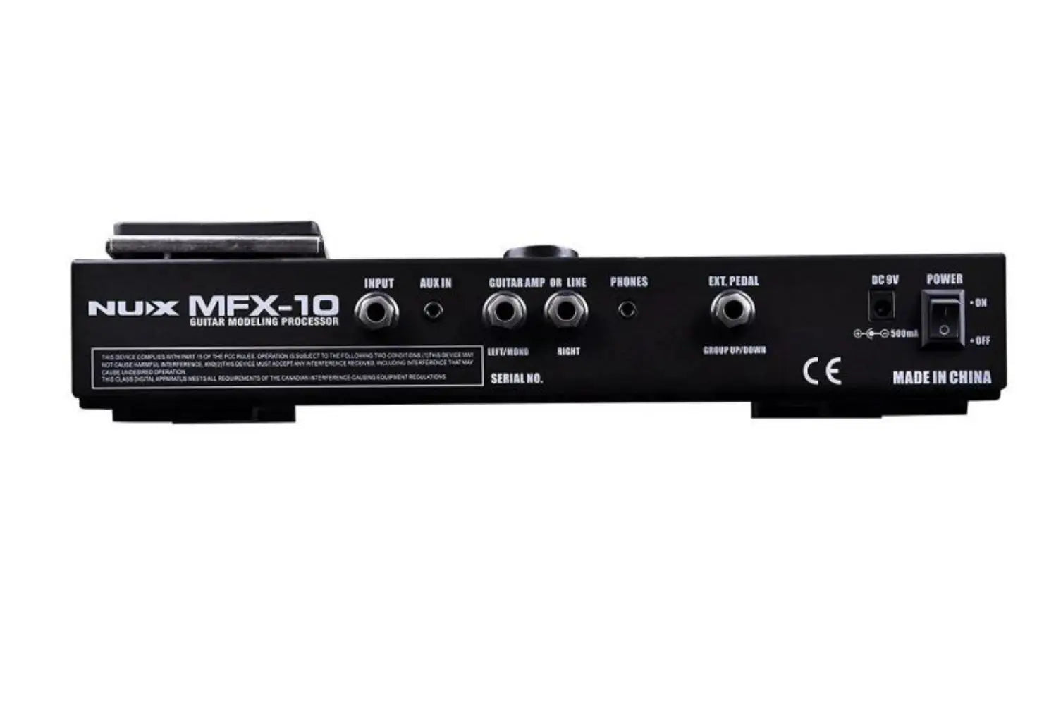 NUX MFX-10 Modeling Guitar Multi-Effects Processor Effects 55 Models 72 Presets with Looper and Built-in Drum Machine