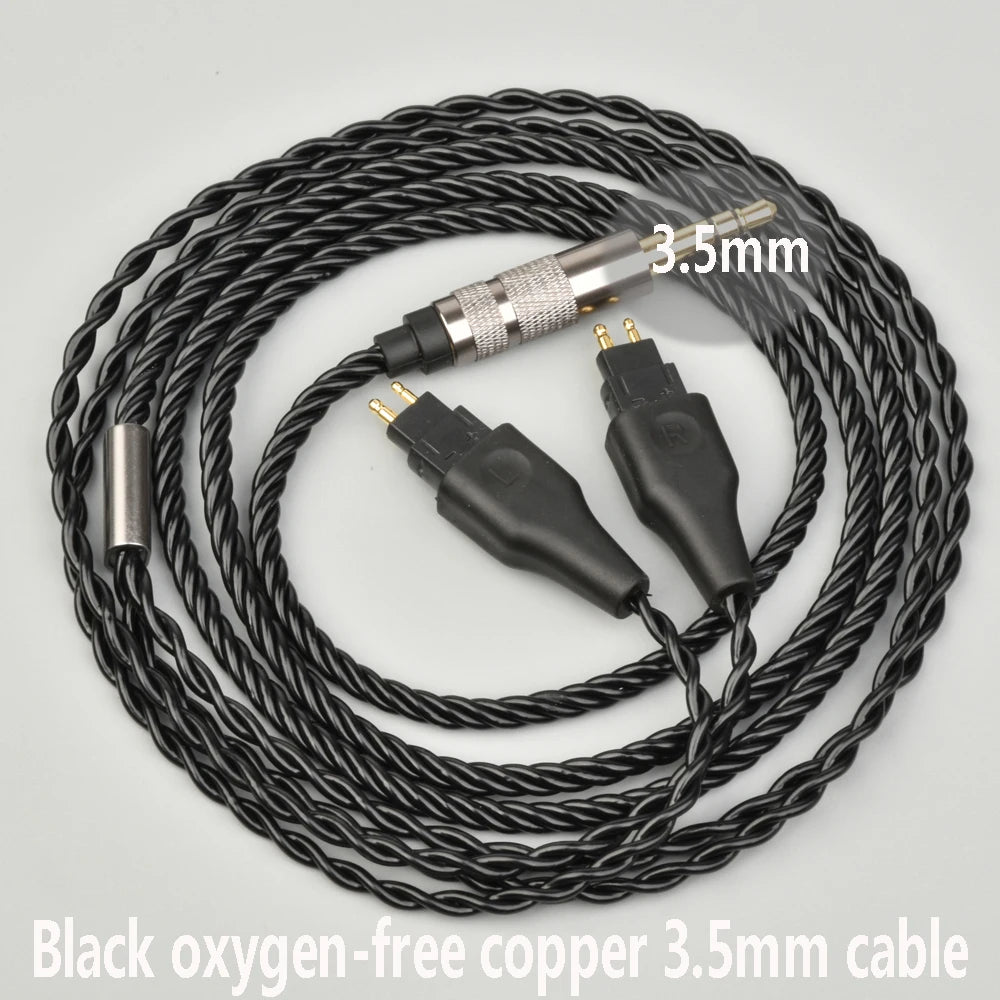 For Sennheiser HD600 HD525 HD545 HD565 HD580 HD650 HD414 HD650 HD25 Headphones Upgrade Cable Replacement Audio2.5/3.5/4.4mm