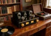 Vintage 300B Tube Amplifier MONA Class Stereo HiFi Amp 274B Rectifier 6SN7&ECC83 Tubes Retro VU Meter Pure Warm Analog Music