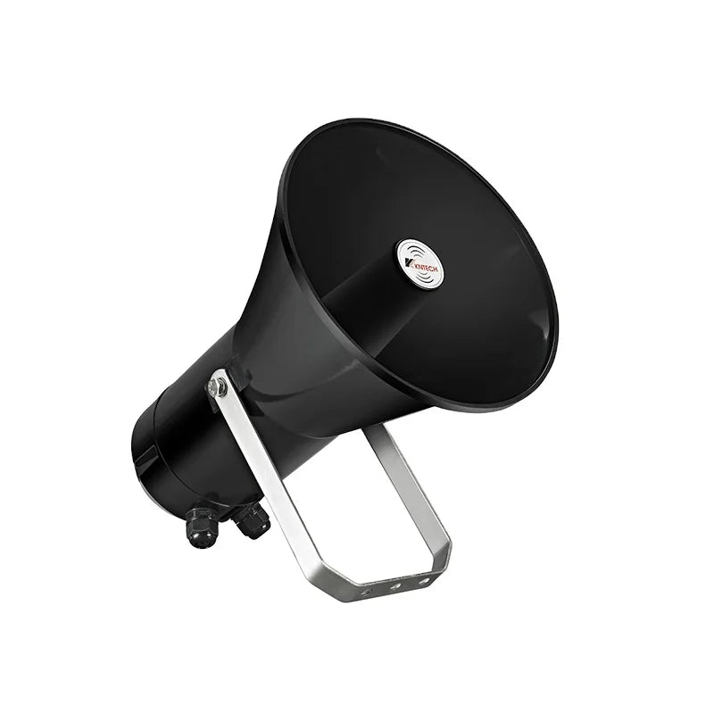 KNTECH 10W Explosion Proof Speakers ATEX Certification Black Horn Waterproof Rating IP66 Anti-static Polyamide Public Address