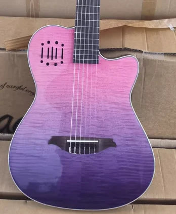 Nylon String  Classical Silent Guitar,  Silent Electric Guitar With Pickup