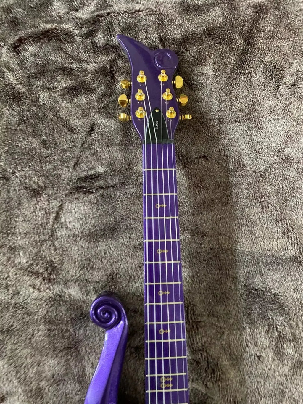 Weifang Rebon 6 String Cloud Prince Electric Guitar in Purple Colour