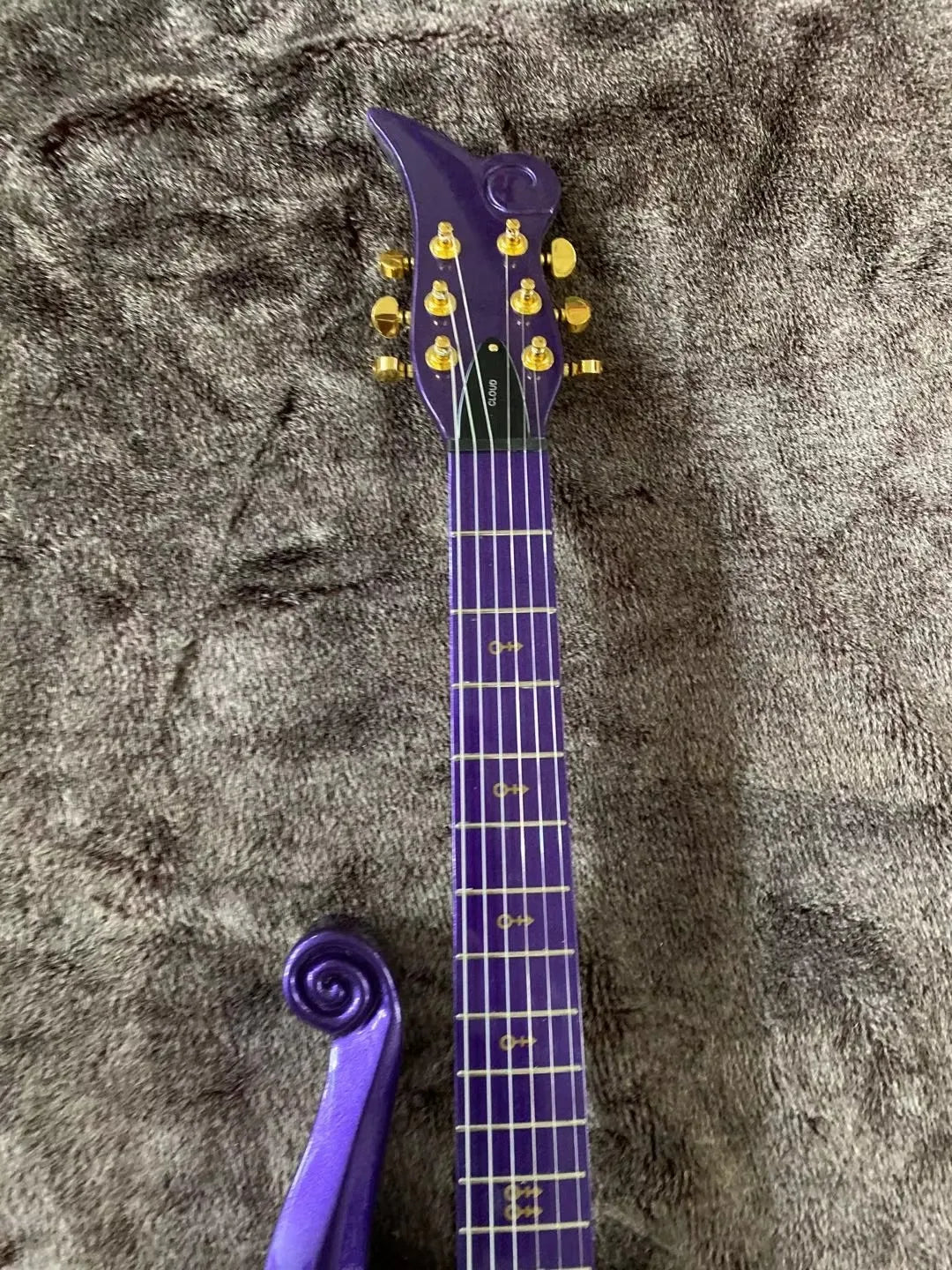 Weifang Rebon 6 String Cloud Prince Electric Guitar in Purple Colour
