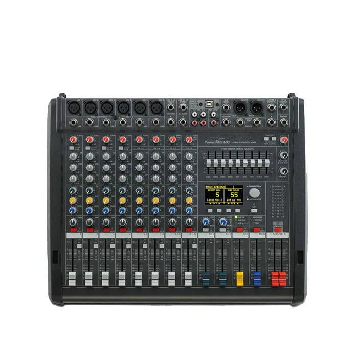 Powermate 600 3 Factory Price Professional Audio Powerd Mixer PM 600-3/1000-3/1600-3 Powered Dj Mixers Console