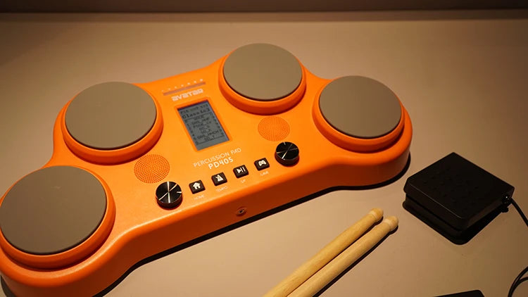 Practice Electronic Drum Kids Hand Drumset Musical Instrument Percussion Kit Electric Snare Pad Electronic Drum Set