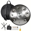 18-Inch 9-Tone Handpan Drum in G Key | 440Hz, Stainless Steel, Healing Percussion, Beginner-Friendly