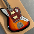 High Quality Custom Jazz Master Electric Guitar 3-Tone Sunburst Jaguars Solid Body