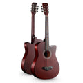 38-Inch Classical Acoustic Guitar Beginners Thin Body Basswood Maple Koa Back/Side Plastic Available Matt Gloss Wholesale Sale