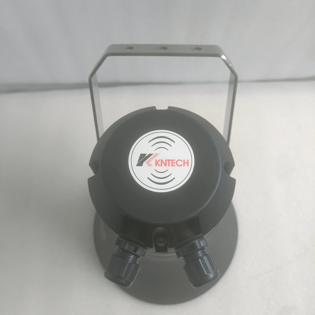 KNTECH 10W Explosion Proof Speakers ATEX Certification Black Horn Waterproof Rating IP66 Anti-static Polyamide Public Address