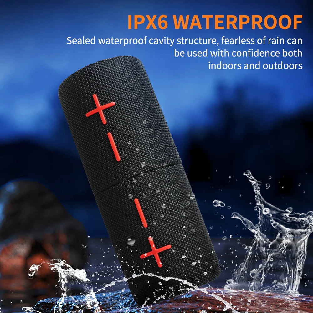 Dual Magnetic BT5.3 Speaker, IPX6 Waterproof Portable Wireless Speakers 24H Playtime Multiple Pairing for Home,Outdoor or Travel