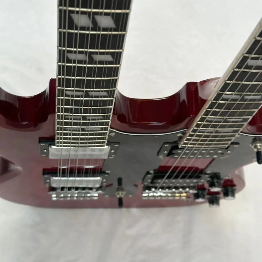 Good Quality Double Neck Explore.r Electric Guitar & Double Neck SG