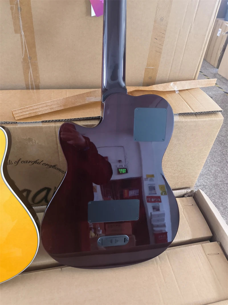Nylon String  Classical Silent Guitar,  Silent Electric Guitar With Pickup