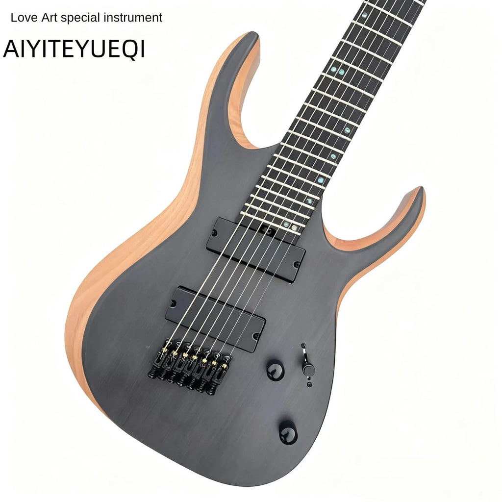 High Quality Professional Oblique Seven-String Electric Guitar for Cross-Border