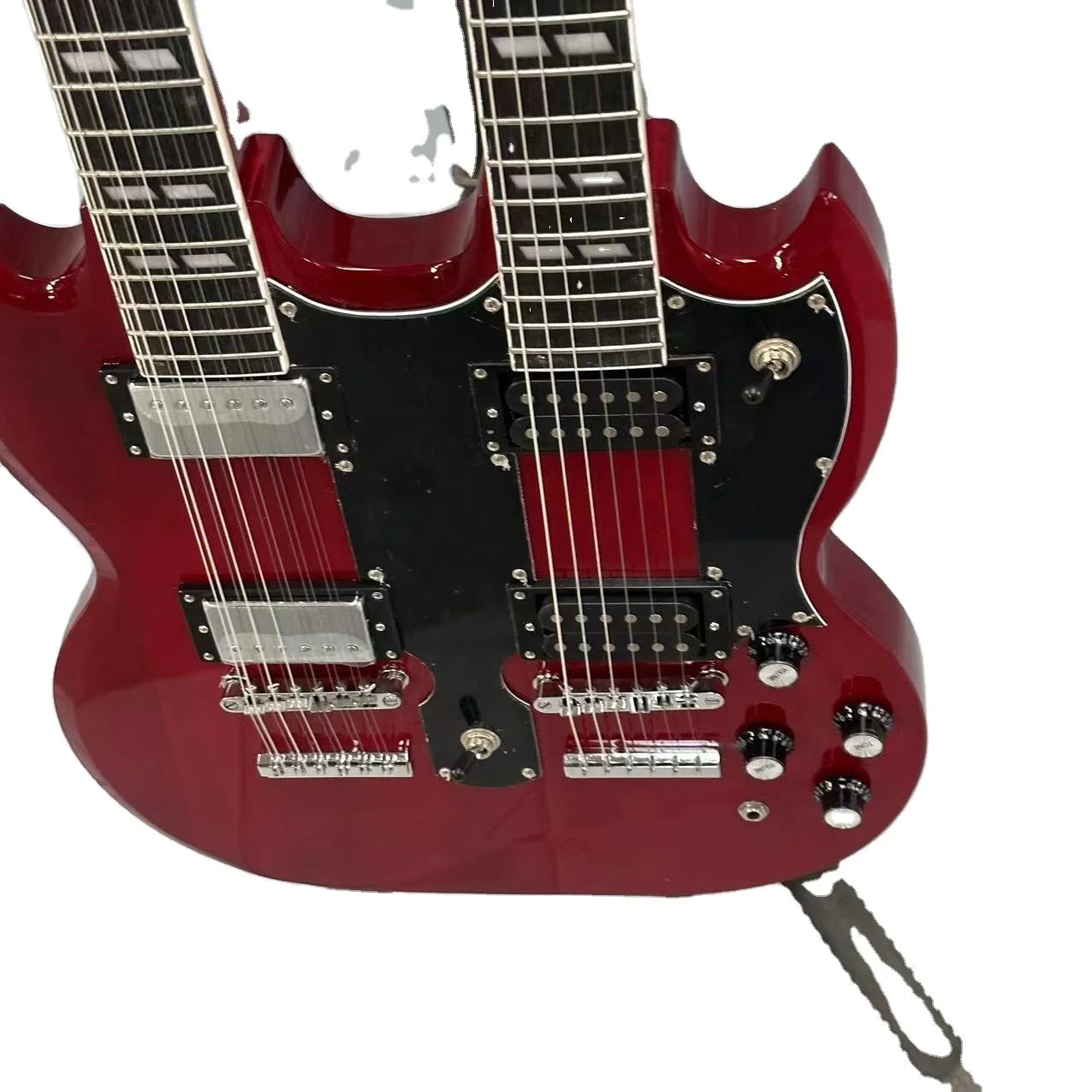 Good Quality Double Neck Explore.r Electric Guitar & Double Neck SG