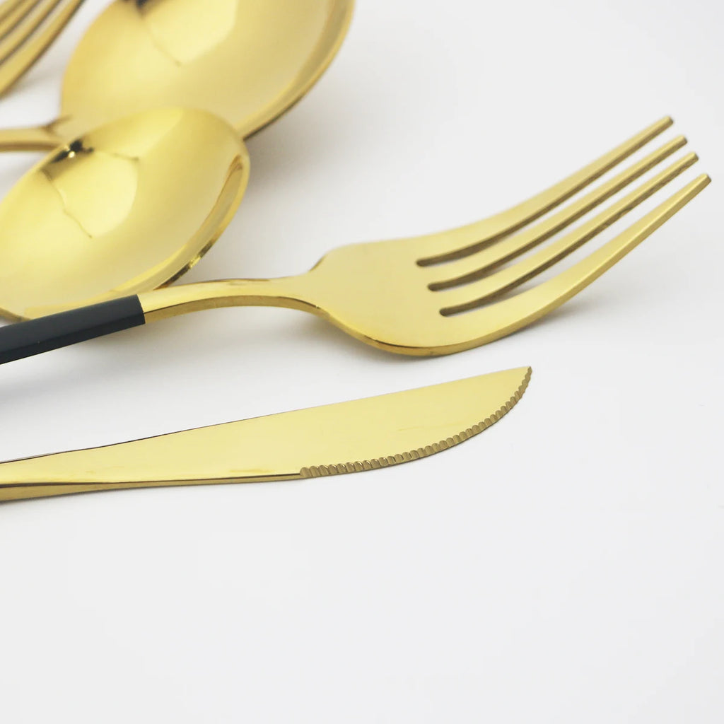 Silverware Mint Green Silver 5pcs/set Dinnerware Cutlery Knife Cake Fork Coffee Tea Spoon Stainless Steel Flatware Tableware Set