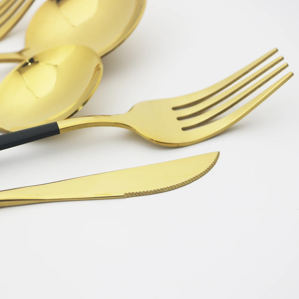 Silverware Mint Green Silver 5pcs/set Dinnerware Cutlery Knife Cake Fork Coffee Tea Spoon Stainless Steel Flatware Tableware Set