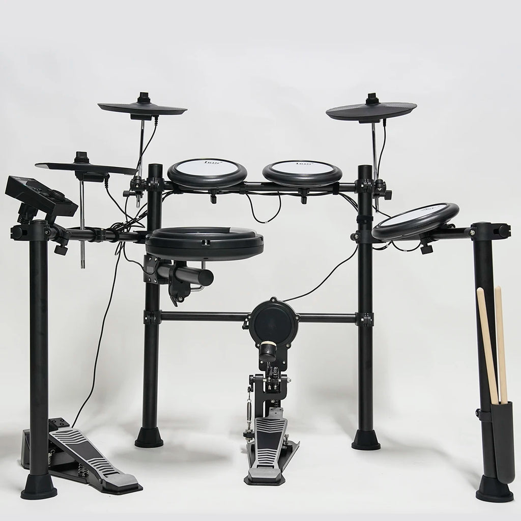 China Factory Hot Sale Cheap PriceIRIN 5 Drums 3 Cymbals Portable Silicone Electronic Drums Set Professional Electronic Drum Kit