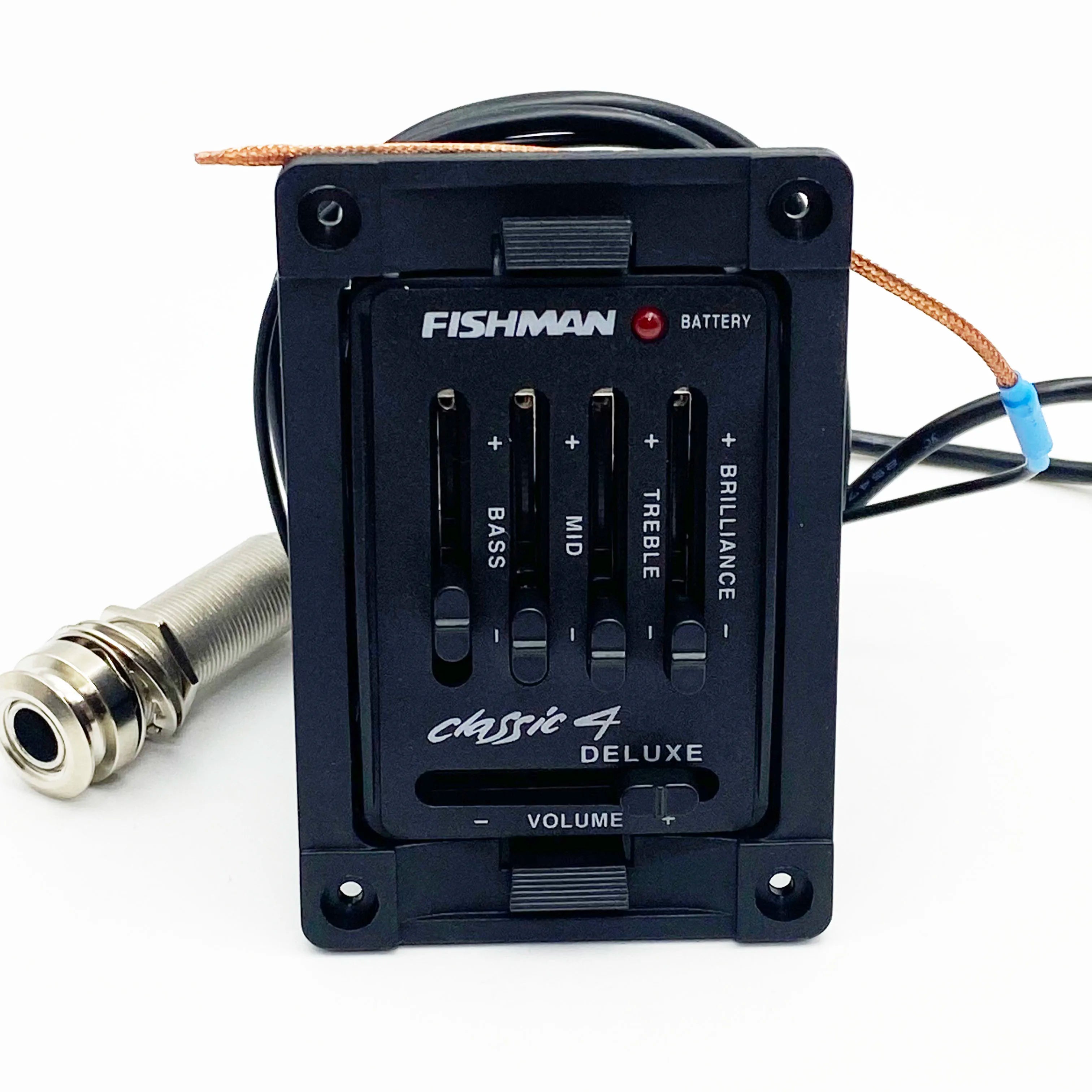 HIVE Series Fishman EQ Classic 4 Equalizer Guitar Piezo Pick Guitar Tuner Blend Acoustic Guitar Soundhole EQ Parts Accessories