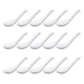 Soup Spoons,15Pcs Japanese Style Spoons Creative Rice Spoons Chinese Asian Soup Spoons with Long Handle for Restaurants CNIM Hot