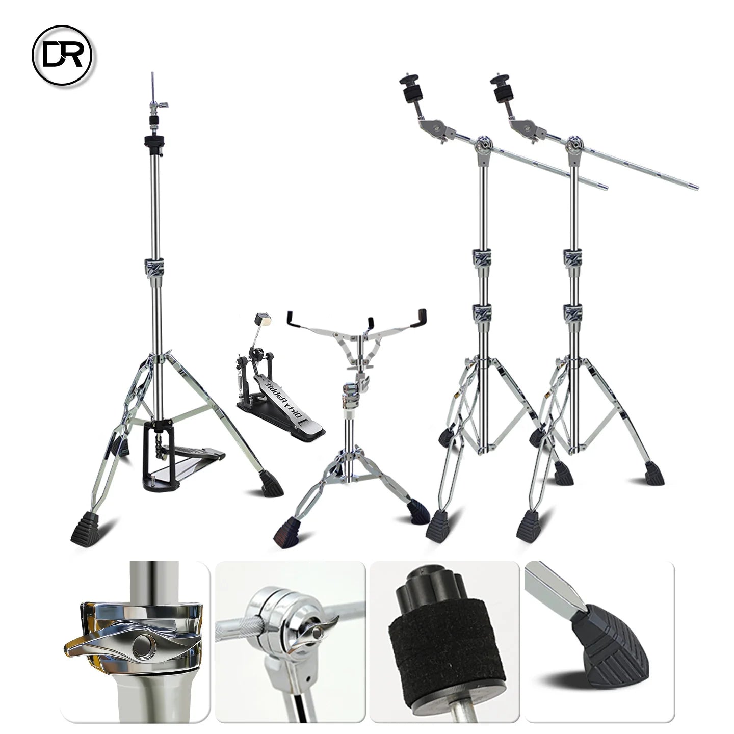 Factory Direct Adult Maple Lacquer Finished Drum Kit Western Percussion Instruments with Cymbal High Quality Drums