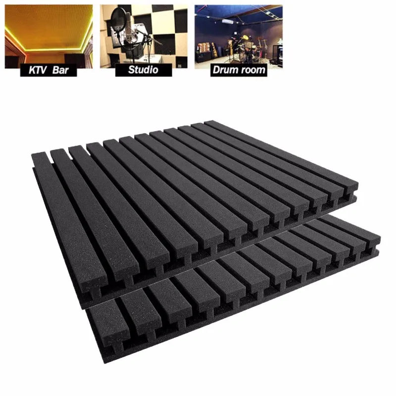 2 Sets High Density Acoustic Monitor Isolation Speaker Foam Pads for 5 Inch Speakers Studio Monitor
