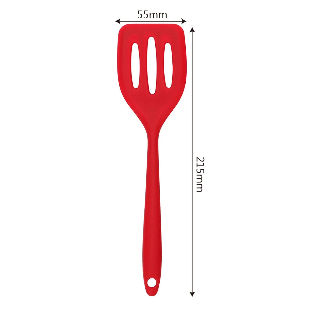 Egg Fish Frying Pan Scoop Silicone Turners Cooking Utensils Spatula Fried Shovel Gadgets Kitchen Tools Cooking Accessories