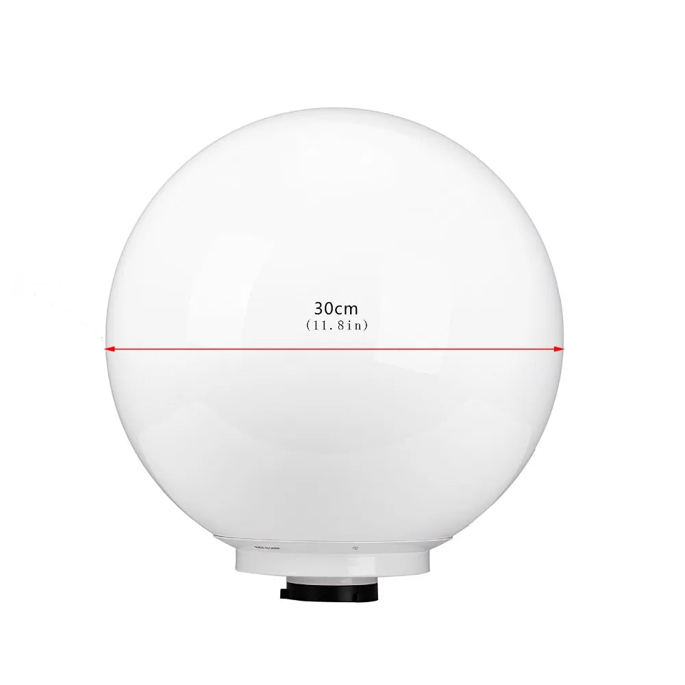 12"/30cm Studio Global Cover Diffuser Soft Ball Dome Softbox Studio Flash Bowens Mount photographic Photo Studio Accessories